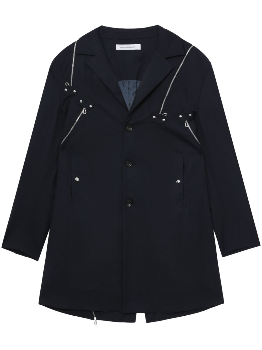 Kiko Kostadinov Knox coat - Blue