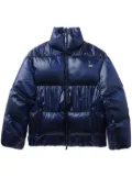 Ader Error high-neck puffer jacket - Blue