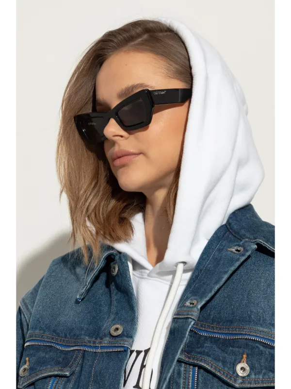 【送料&関税込】Off-White Aurora Sunglasses - Unisex Off-White Eyewear Aurora Sunglasses | Black | FARFETCH BH