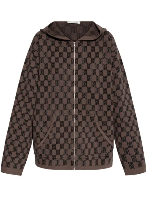 By Malene Birger monogram-pattern hoodie