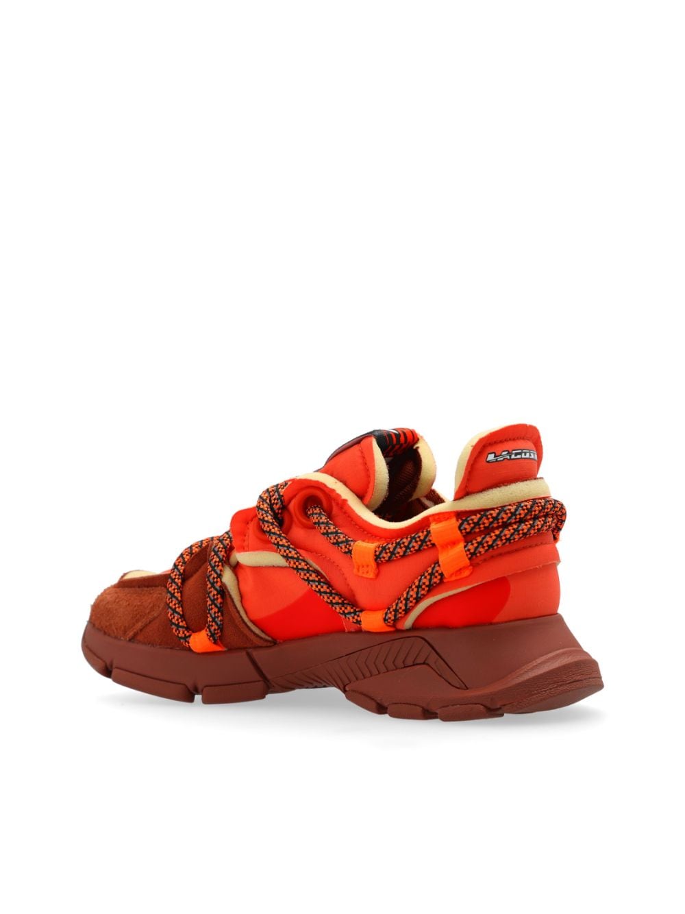 Shop Lacoste L003 Sneakers In Orange