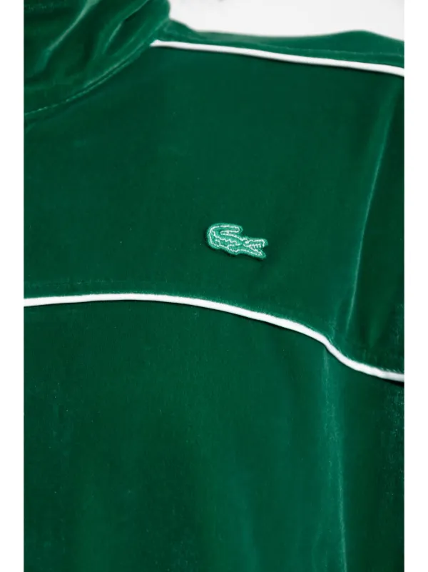 在庫処分セール テ Lacoste zip-up Velvet Track Jacket | Green | FARFETCH トップス