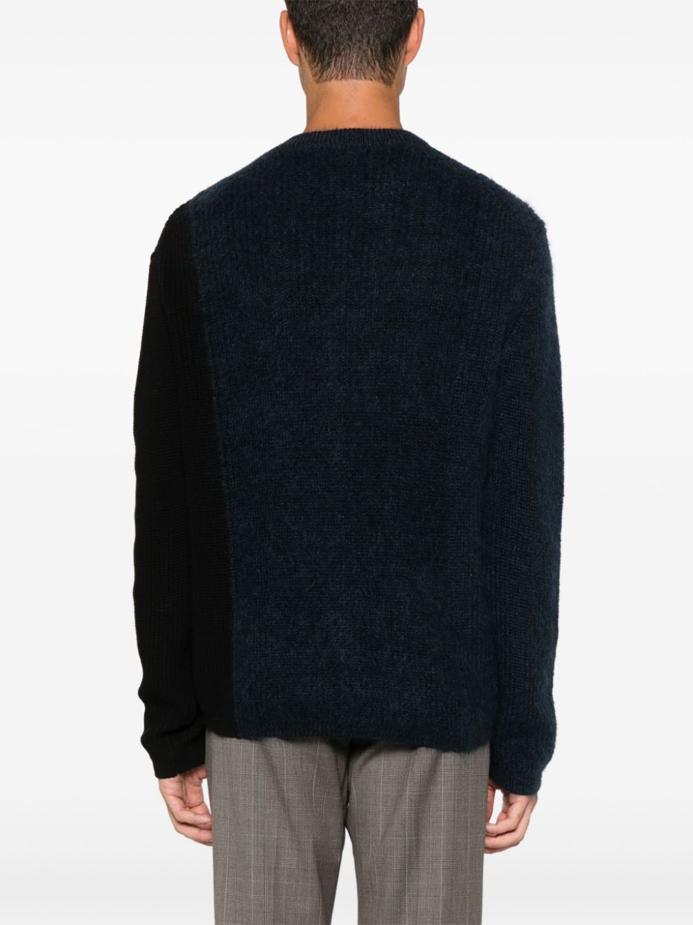 Shop Paul Smith Asymmetric Sweater In Blue