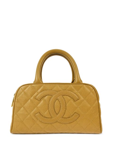 HOT SALE CHANEL 2003 CC bowling bag Women