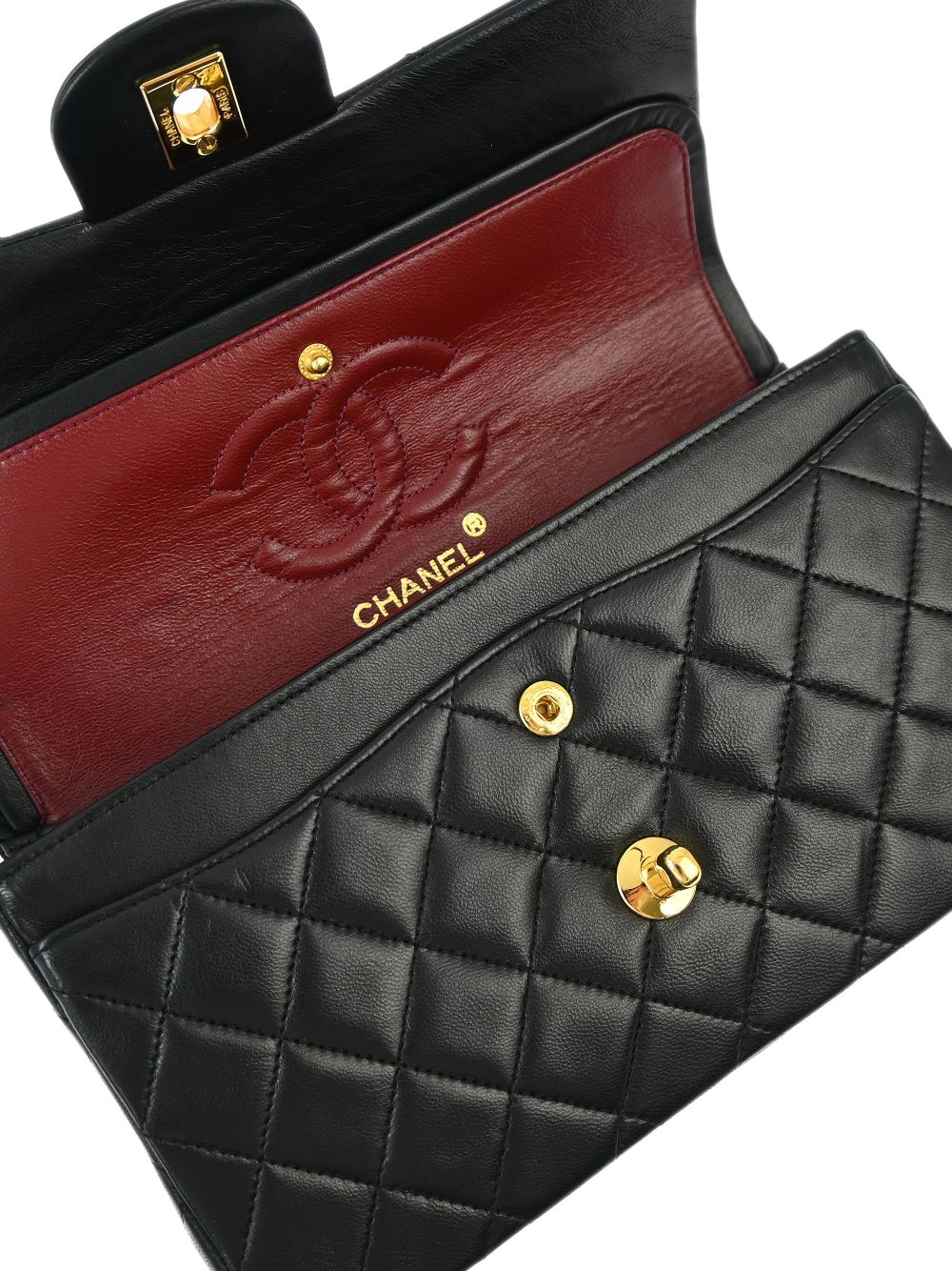 CHANEL 1985-1990s small Double Flap shoulder bag Women