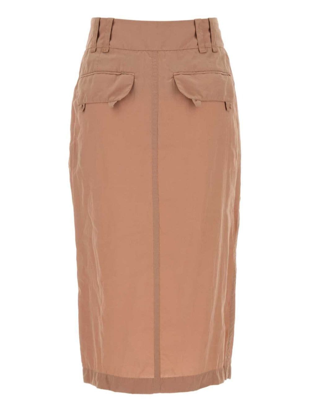 Saint Laurent crepe skirt - Beige