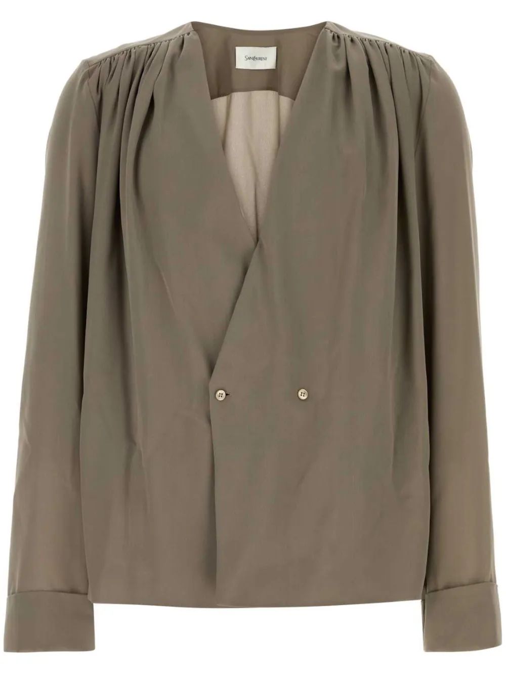 Saint Laurent Dove Shirt Grey FARFETCH