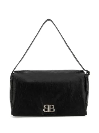 特大セール【Balenciaga】 Black Nylon Medium Monaco Shoulde BALENCIAGA Small Monaco Quilted Nylon Shoulder Bag Balenciaga