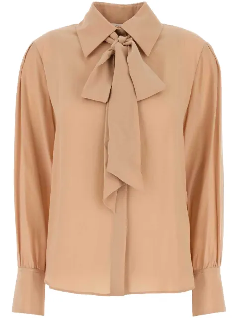 Chloé long-sleeve georgette shirt