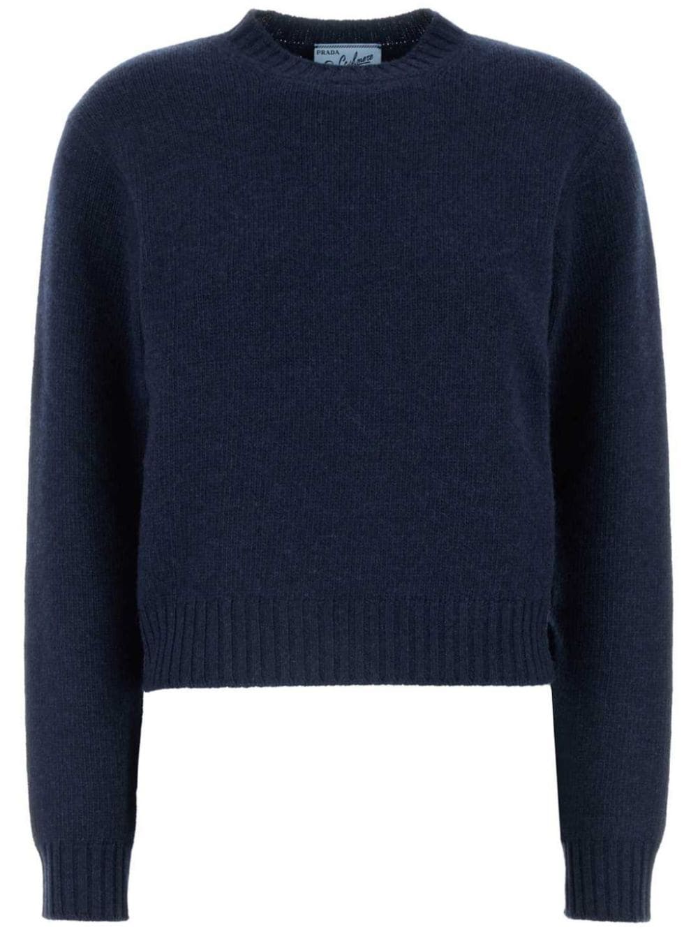 Shop Prada Cashmere Sweater In Blue