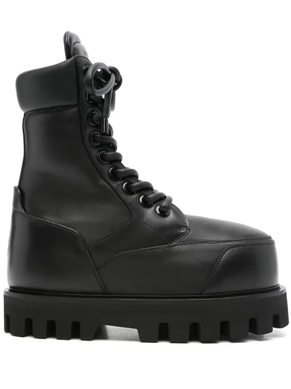 25SS new/alexander mcqueen バーディーアンクルブーツ Boots Alexander McQueen Parachute アンクルブーツ | ブラック