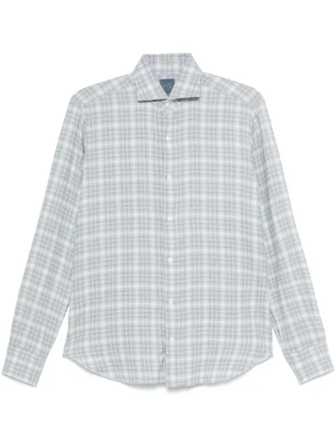 Barba checked shirt