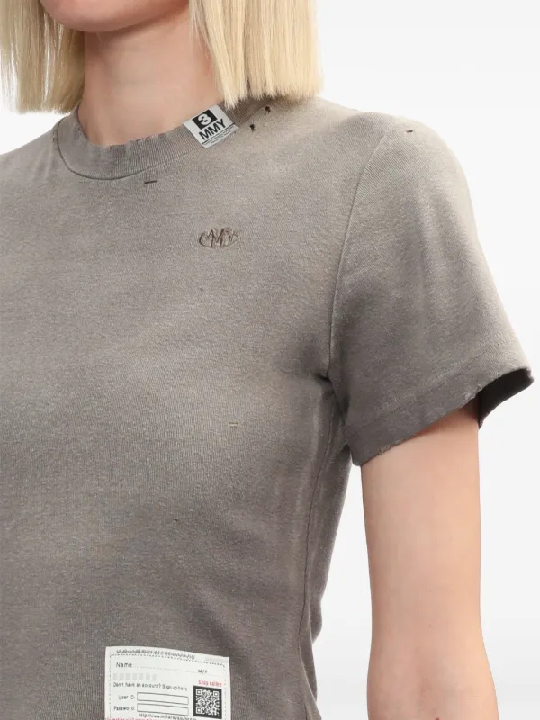 Maison MIHARA YASUHIRO ロゴ Tシャツ | グレー | FARFETCH JP