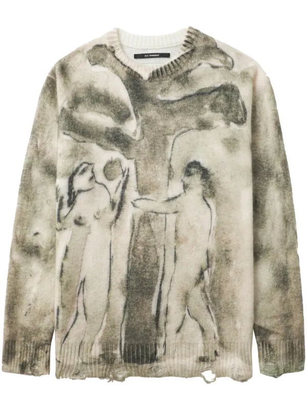 トップス SONG FOR THE MUTE OVERSIZED SWEATER SONG FOR THE MUTE | OVERSIZED SWEATER BLACK | L'ARMOIRE