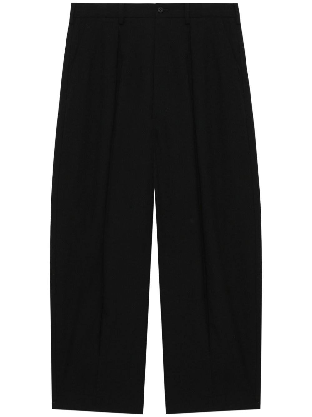 pleat-detailing wide-leg trousers