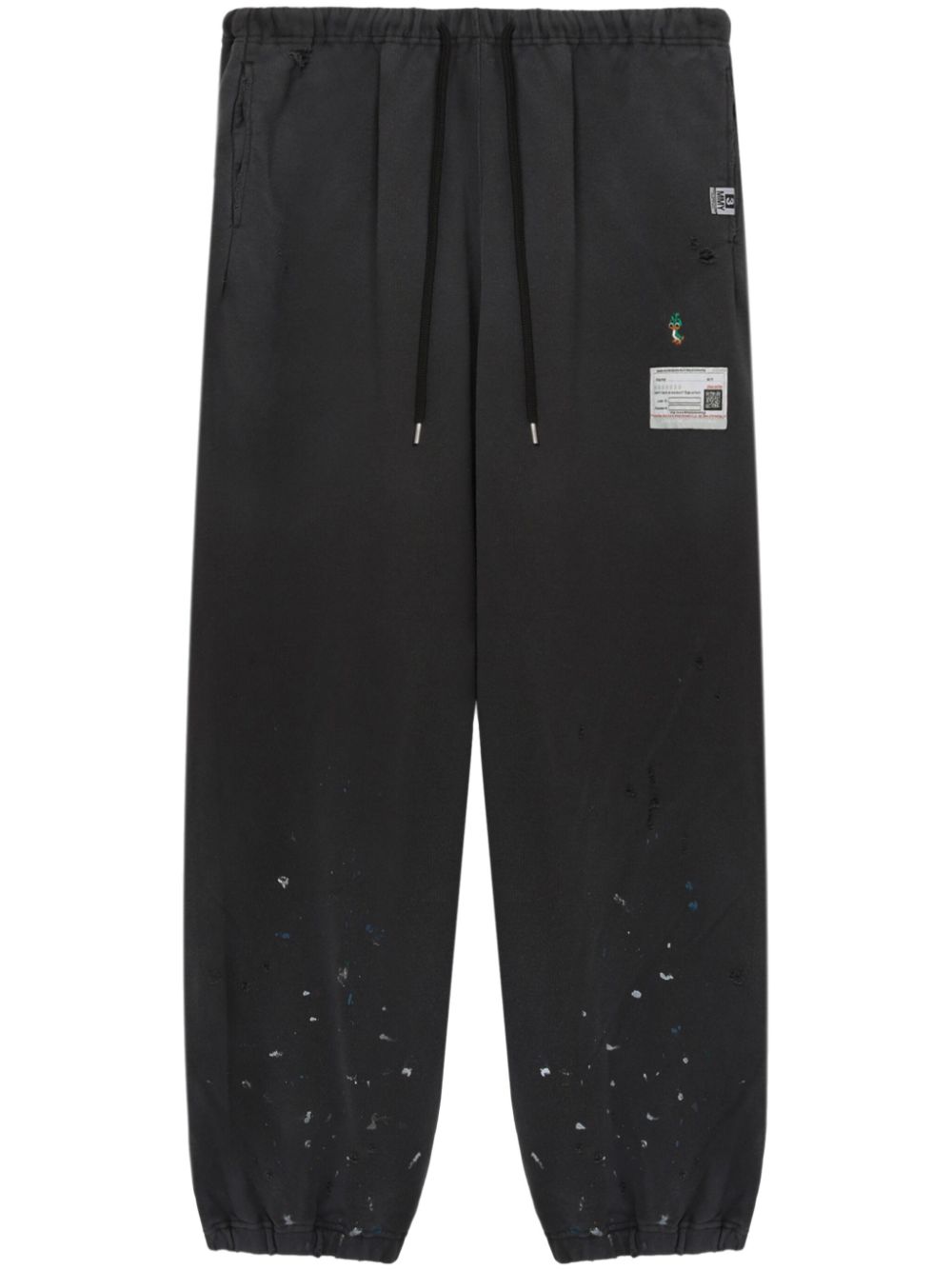 embroidered track pants