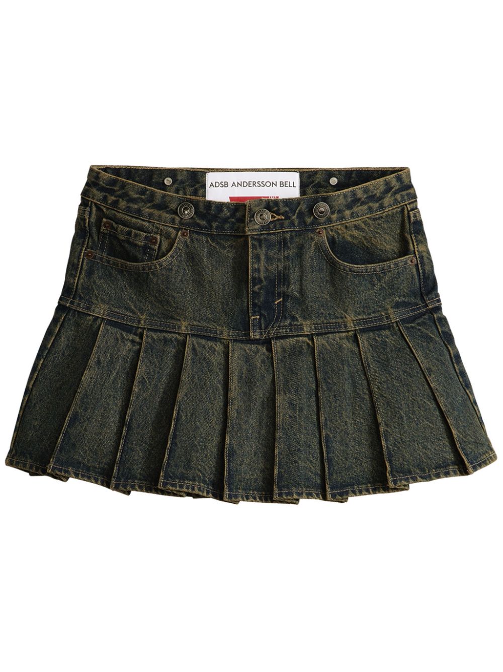 Andersson Bell denim mini skirt - Blue