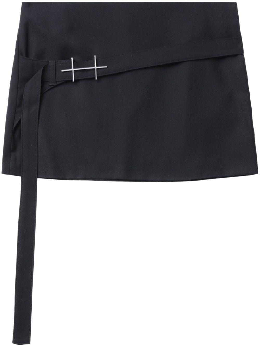 HELIOT EMIL LOGO-PLAQUE MINI SKIRT 