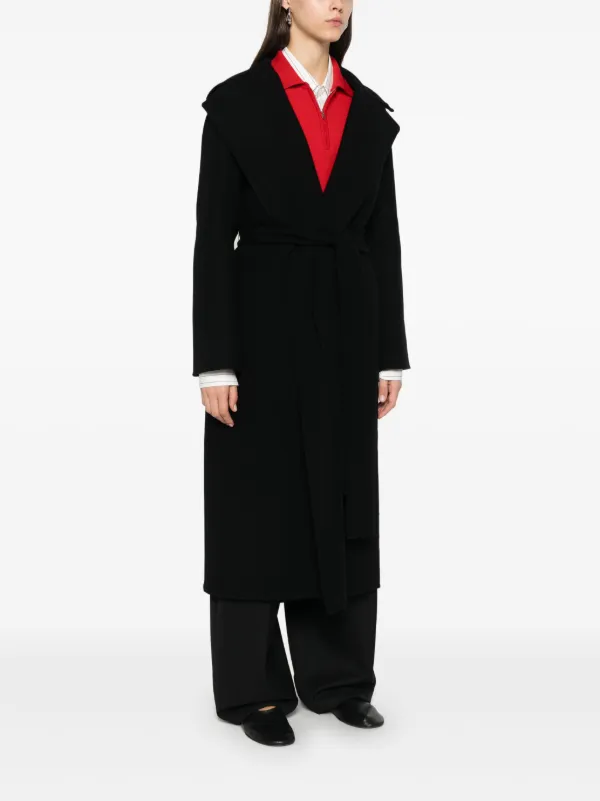 The Row Malika Coat | Black | FARFETCH