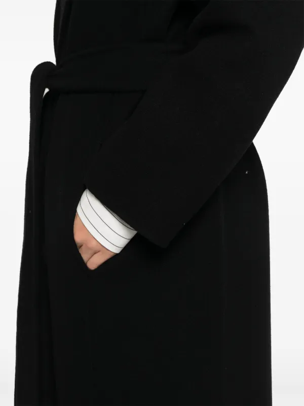 The Row Malika Coat | Black | FARFETCH