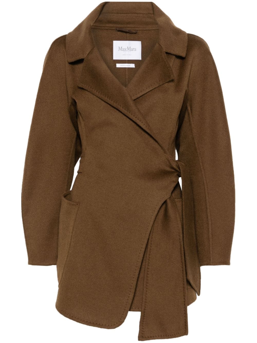 Shop Max Mara Holly Coat In Brown