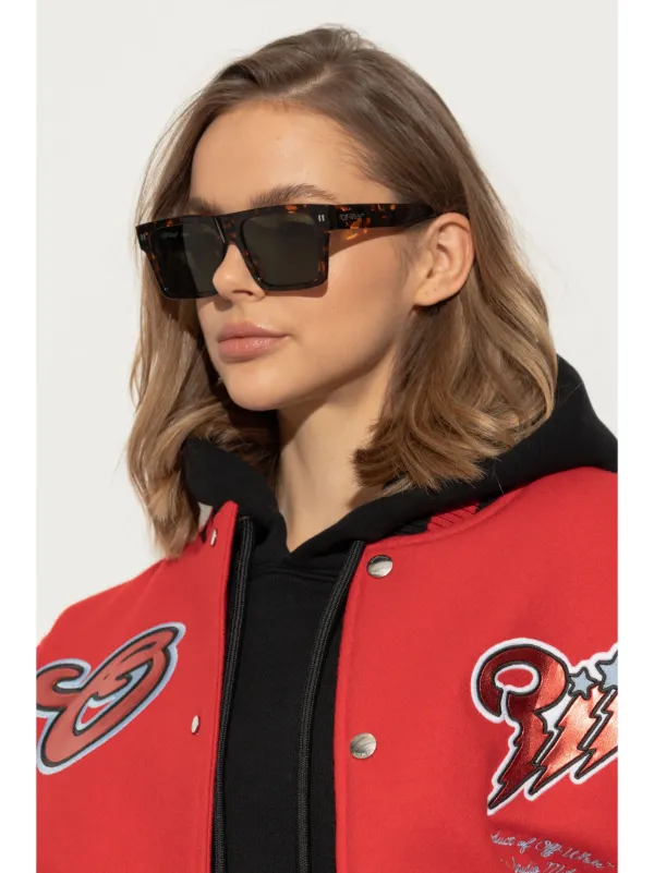 Off-White Eyewear Lawton Sunglasses | Brown | FARFETCH display picture 3