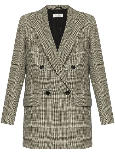 Max Mara houndstooth-pattern blazer Women