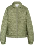 Lacoste floral-quilted jacket - Green