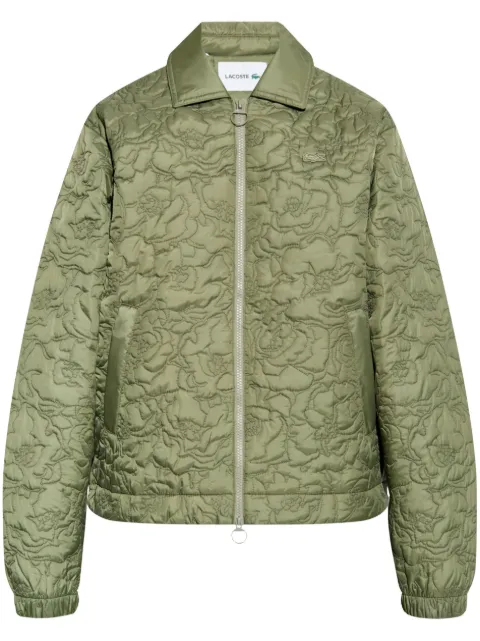Lacoste floral-quilted jacket