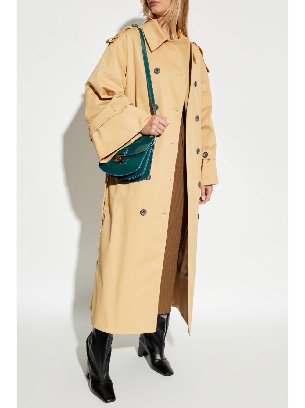 Shop By Malene Birger Alanis Trench Coat In Neutrals