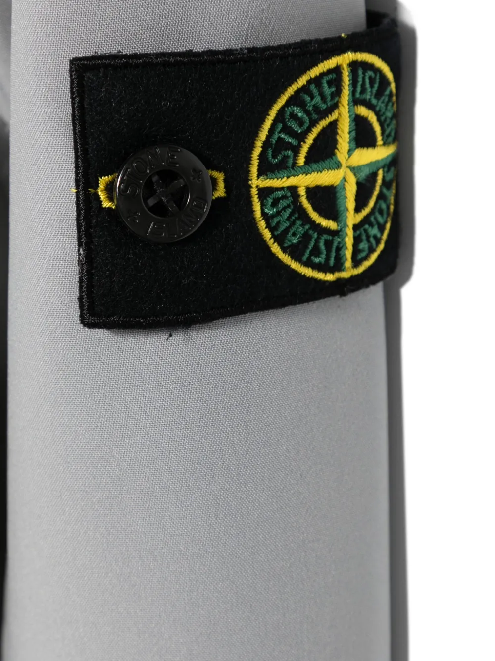 Stone Island Junior Jack met Compass-logopatch Grijs