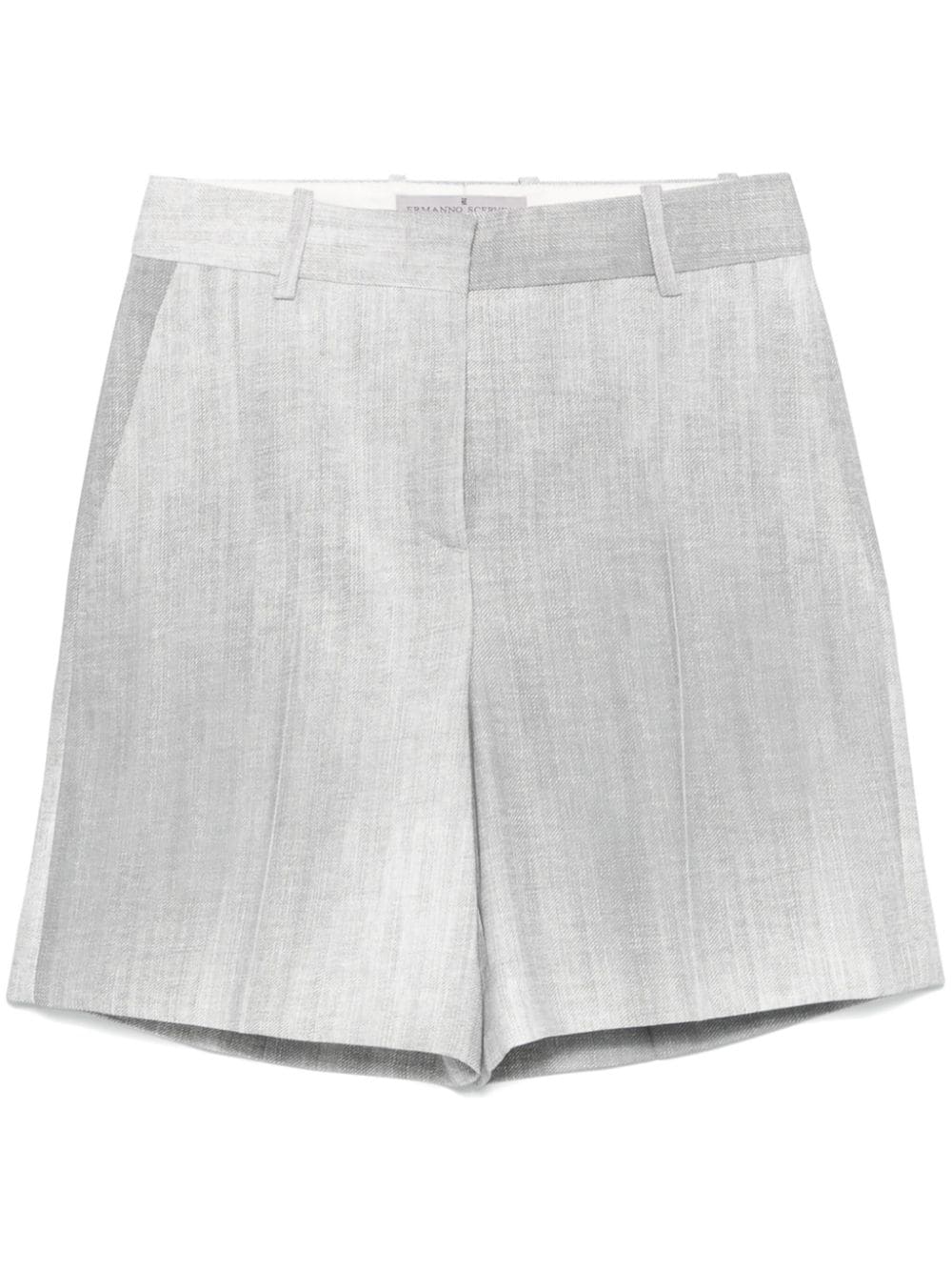 Shop Ermanno Scervino Graphic-print Shorts In Neutrals