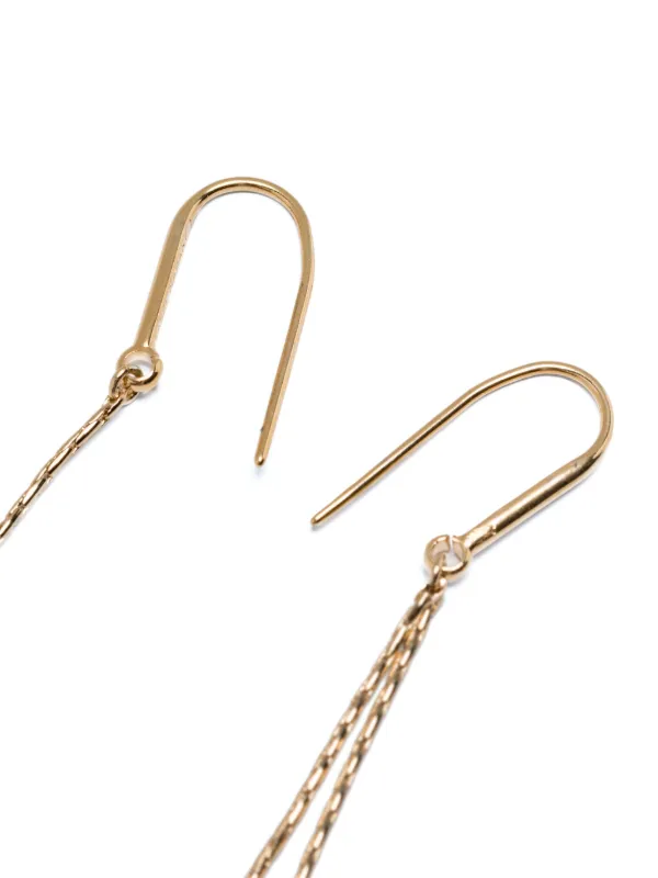 ISABEL MARANT ストーンペンダント ピアス | ゴールドトーン