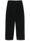 Jil Sander textured wool trousers - Black