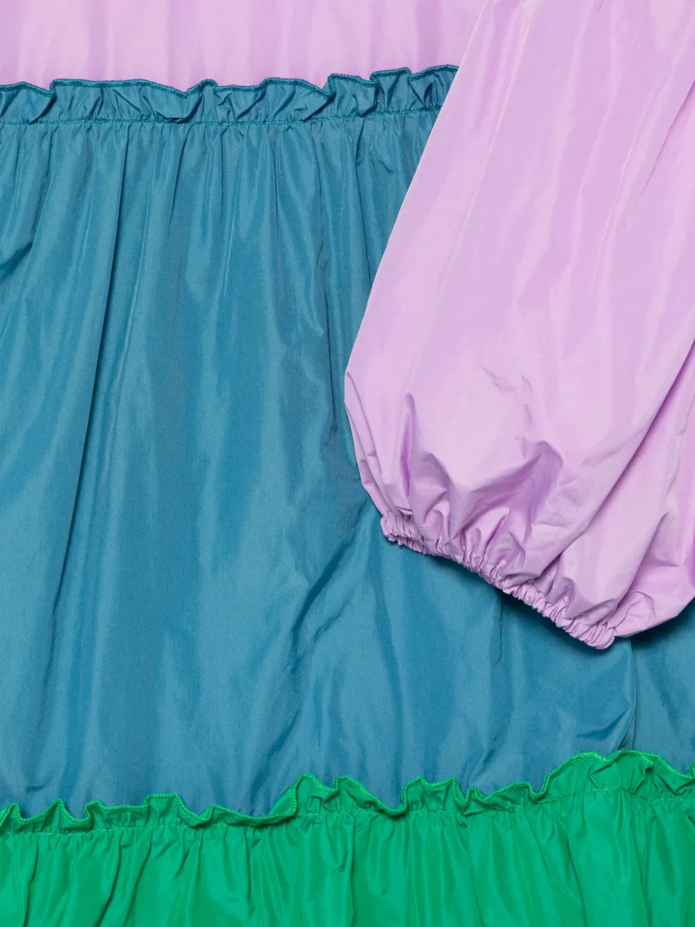 Stella McCartney Kids Jurk met colourblocking Paars