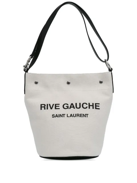 Saint Laurent Pre-Owned 2022 Canvas Rive Gauche bucket bag WOMEN