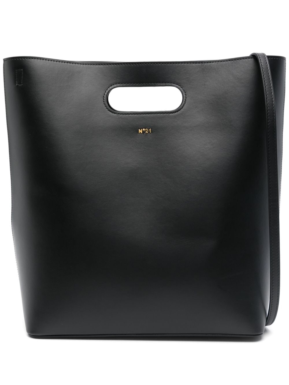 Shop N°21 Logo-lettering Tote Bag In Black