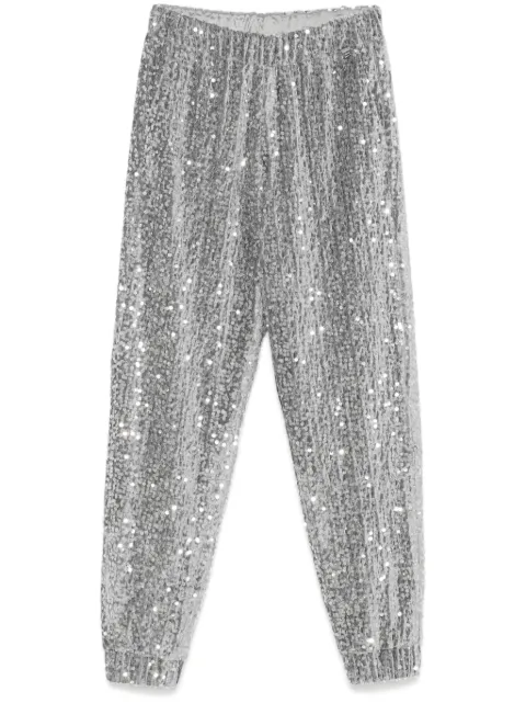 Herno pantalones bordados con lentejuelas