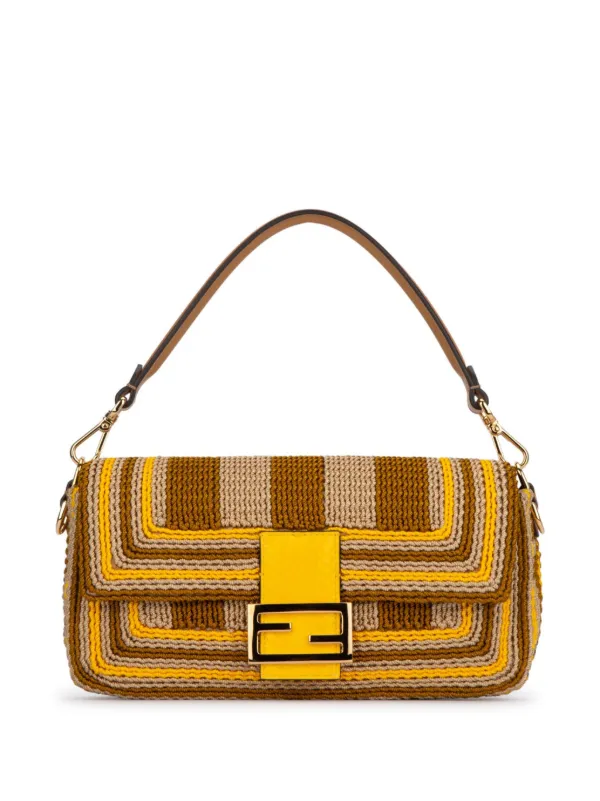 FENDI Baguette Ric Tote Bag Yellow FARFETCH AU