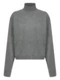 Fabiana Filippi roll-neck glitter knitwear - Grey
