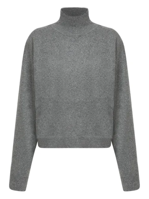 Fabiana Filippi roll-neck glitter knitwear