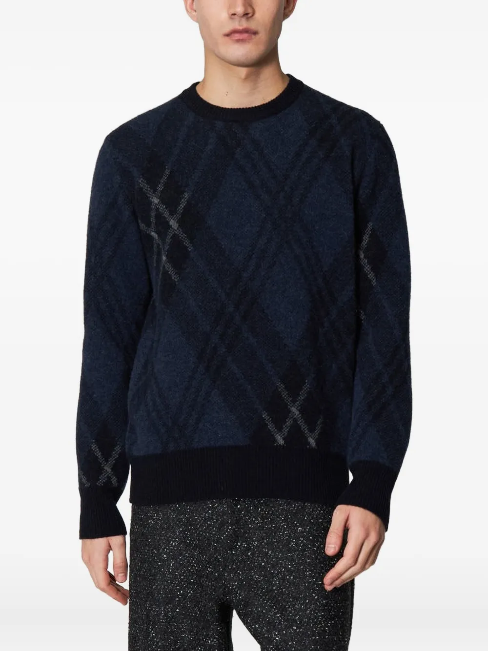 Roberto Collina jacquard sweater | Blue | Image 1