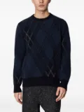 Roberto Collina jacquard sweater - Blue