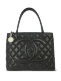 CHANEL Pre-Owned 2002 Medallion tote bag - Black