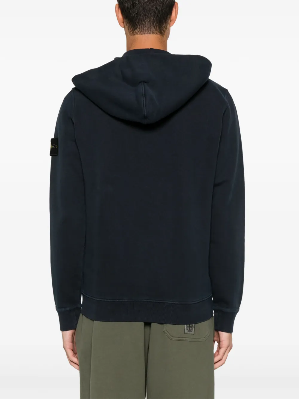 Stone Island Hoodie van biologisch katoen Blauw