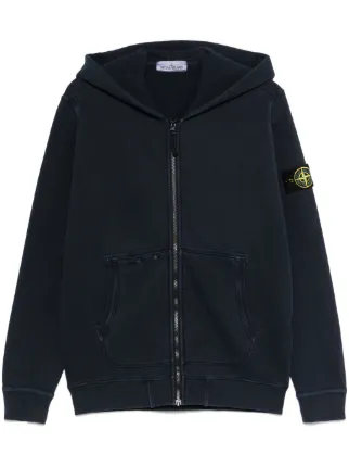 Stone Island オーガニックコットン パーカー | ブルー | FARFETCH JP