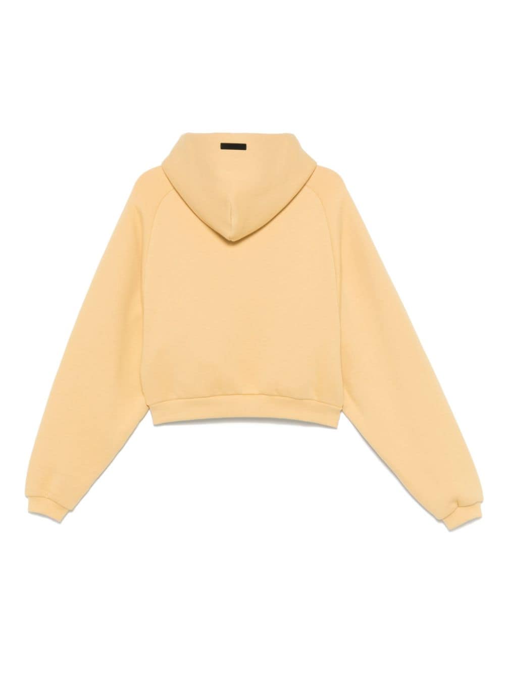 FEAR OF GOD ESSENTIALS fleece cropped hoodie - Geel