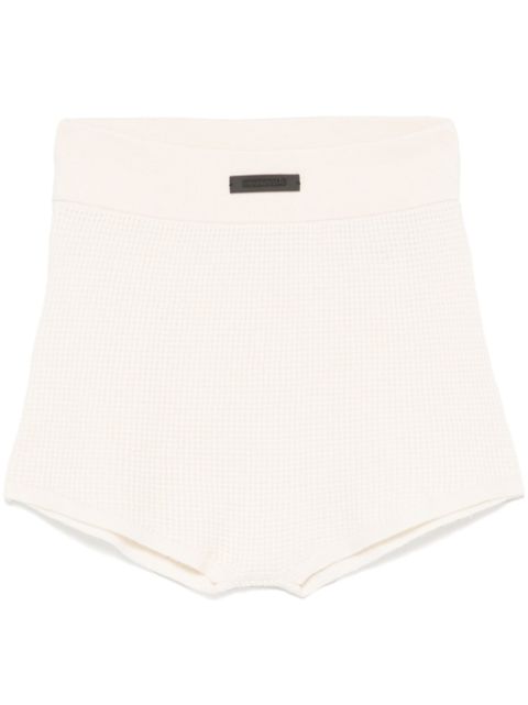 FEAR OF GOD ESSENTIALS waffle-knit shorts Women