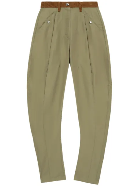 Kiko Kostadinov pantalones tapered con detalles de pinzas