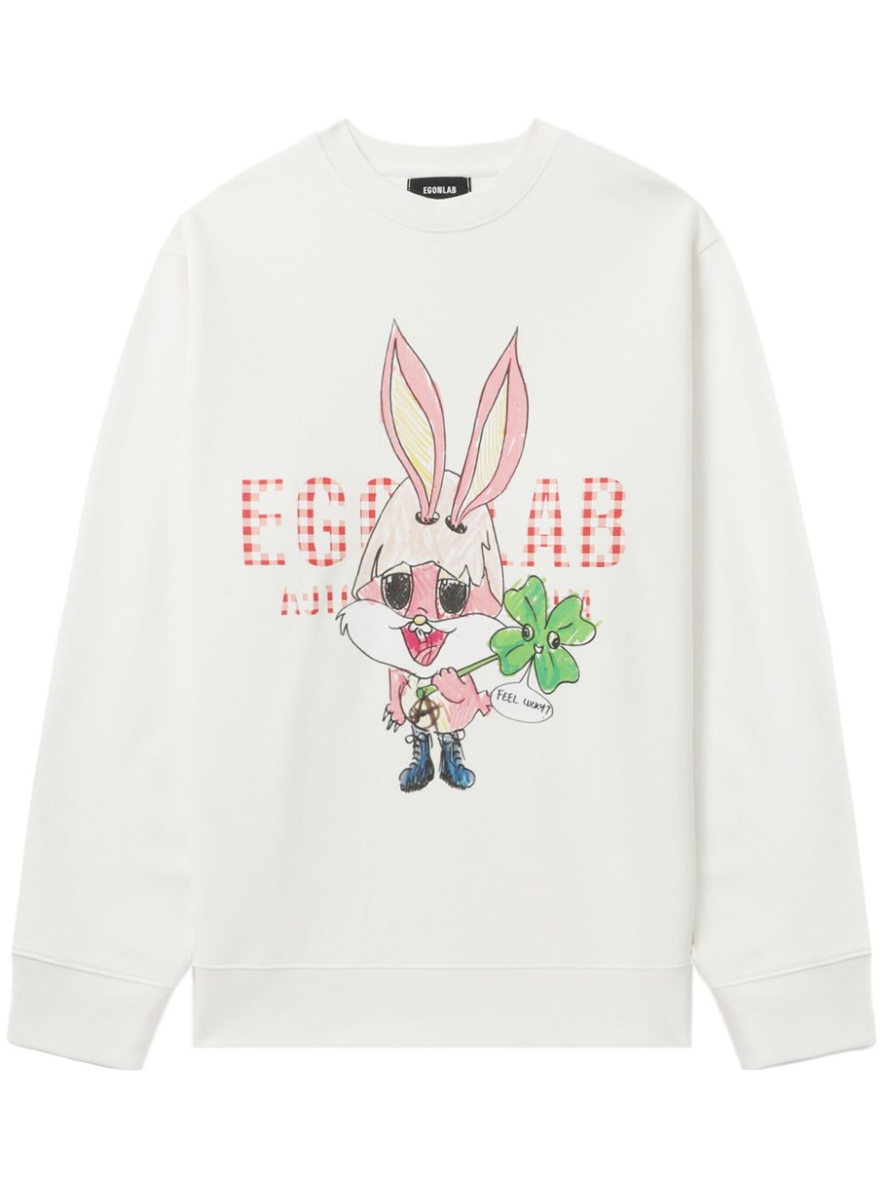 . graphic-print sweatshirt